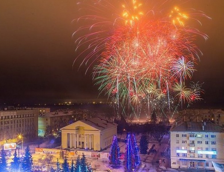 Новогодняя ночь в Архангельске