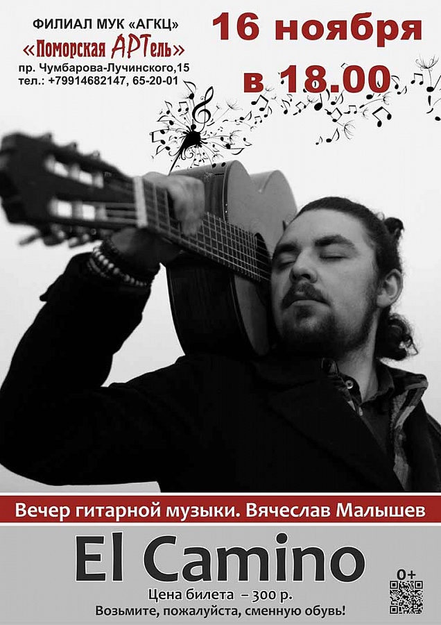 Вечер гитарной музыки "El Camino" Вячеслав Малышев